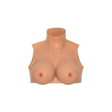 Crop Top - Alter Ego, din silicon 100% dotat cu sani plini si moi, sfarcuri realiste, S/M/L