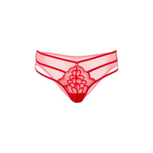 Chilot sexy DARING INTIMATES Aurora Lace String with Straps, cu dantelă și bretele subțiri, culoare roșu, mărime S/M, model 76236