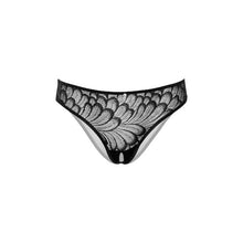 Chilot sexy DARING INTIMATES Lauren Crotchless Hiphugger, design cu dantelă delicată și plasă, culoare negru, mărime M/L, model 76238