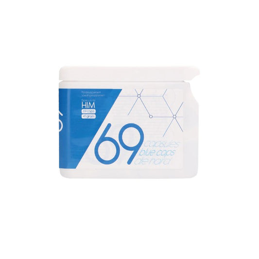 Capsule DIE HARD Blue Caps, pentru mărire volum spermă, testosteron și fertilitate, 69 buc (PTS)