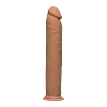 Dildo realist DOC JOHNSON THE D - Dual Density, bază cu ventuză pentru fixare, lungime 30 cm, culoarea pielii