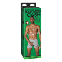 Dildo realist DOC JOHNSON Ultraskyn Signature Cocks - Hollywood Cash, bază cu ventuză pentru fixare, 29 cm, culoarea maro