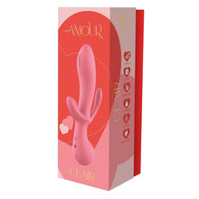 Vibrator DREAMTOYS Amour Claire Triple Pleasure, pentru stimulare clitoridiană, vaginală și anală, 10 funcții de vibrație, roz