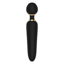 Aparat de masaj dublu DREAMTOYS Elite Noah Dual Wand, cu două capete, pentru corp și zonele intime, 7 funcții de vibrație, negru