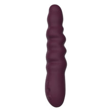 Vibrator DREAMTOYS Essentials Ribbed Power Vibe, cu 5 funcții de vibrație, 5 viteze, rezistent la apă IPX6, lungime 21.5 cm, mov