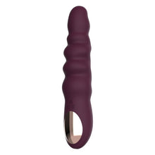 Vibrator DREAMTOYS Essentials Ribbed Power Vibe, cu 5 funcții de vibrație, 5 viteze, rezistent la apă IPX6, lungime 21.5 cm, mov