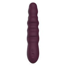 Vibrator DREAMTOYS Essentials Ribbed Power Vibe, cu 5 funcții de vibrație, 5 viteze, rezistent la apă IPX6, lungime 21.5 cm, mov