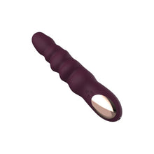 Vibrator DREAMTOYS Essentials Ribbed Power Vibe, cu 5 funcții de vibrație, 5 viteze, rezistent la apă IPX6, lungime 21.5 cm, mov
