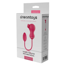 Ou vibrator DREAMTOYS Essentials Tapping Stimulator, pentru stimulare dublă, 7 funcții de tapping, 4 funcții de vibrație, roz