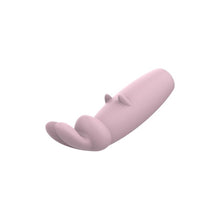 Aparat de masaj DREAMTOYS Nude Hazel Rabbit Massager, în formă de iepuraș, 10 funcții de vibrație, roz