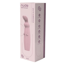 Aparat de masaj DREAMTOYS Nude Hazel Rabbit Massager, în formă de iepuraș, 10 funcții de vibrație, roz