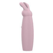 Aparat de masaj DREAMTOYS Nude Hazel Rabbit Massager, în formă de iepuraș, 10 funcții de vibrație, roz