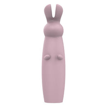 Aparat de masaj DREAMTOYS Nude Hazel Rabbit Massager, în formă de iepuraș, 10 funcții de vibrație, roz