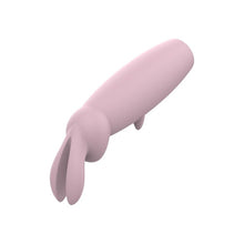 Aparat de masaj DREAMTOYS Nude Hazel Rabbit Massager, în formă de iepuraș, 10 funcții de vibrație, roz