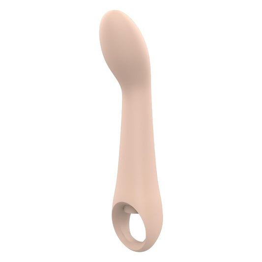 Vibrator DREAMTOYS Nude Ivy G-Spot, pentru stimularea punctului G, 10 funcții de vibrație, rezistent la apă IPX6, culoarea pielii