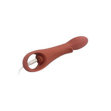 Vibrator DREAMTOYS Nude Sierra G-Spot Duo, pentru stimularea clitorisului și punctului G, 10 funcții de vibrație, cărămiziu