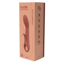 Vibrator DREAMTOYS Nude Sierra G-Spot Duo, pentru stimularea clitorisului și punctului G, 10 funcții de vibrație, cărămiziu
