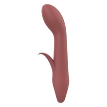 Vibrator DREAMTOYS Nude Sierra G-Spot Duo, pentru stimularea clitorisului și punctului G, 10 funcții de vibrație, cărămiziu