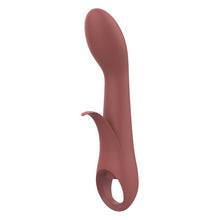 Vibrator DREAMTOYS Nude Sierra G-Spot Duo, pentru stimularea clitorisului și punctului G, 10 funcții de vibrație, cărămiziu