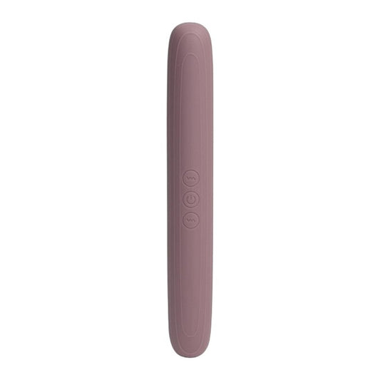 Vibrator DREAMTOYS Nude Ailee Double Vibrator, cu două capete, 10 funcții de vibrație, rezistent la apă IPX6, mov