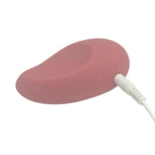 Aparat de masaj mini DREAMTOYS Nude Blair Pebble Massager, 10 funcții de vibrație, rezistent la apă IPX6, culoare roz