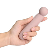 Aparat de masaj DREAMTOYS Nude Liv Pressure Point Vibrator, 10 funcții de vibrație, rezistent la apă IPX6, culoare roz