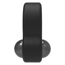 Inel pentru penis DREAMTOYS RAMROD Cockring Dual Weight, cu 2 bile de oțel detașabile, lungime 6 cm, din silicon, negru