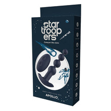 Vibrator anal DREAMTOYS Startroopers Apollo, control prin telecomandă, 10 funcții de vibrație, rezistent la apă IPX6, albastru