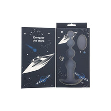 Vibrator anal DREAMTOYS Startroopers Apollo, control prin telecomandă, 10 funcții de vibrație, rezistent la apă IPX6, albastru