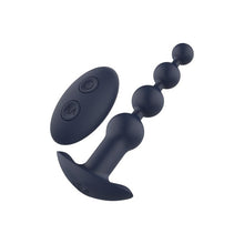 Vibrator anal DREAMTOYS Startroopers Apollo, control prin telecomandă, 10 funcții de vibrație, rezistent la apă IPX6, albastru