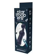 Vibrator flexibil DREAMTOYS Startroopers Astronaut, 10 funcții de vibrație, rezistent la apă IPX6, lungime 18.6 cm, albastru