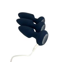 Set plug anal vibrator DREAMTOYS Startroopers Mars, 3 dopuri cu 10 funcții de vibrație, 13.5 cm – 16.5 cm, albastru