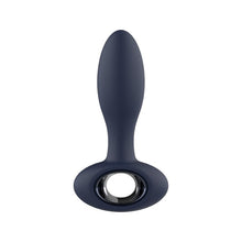 Set plug anal DREAMTOYS Startroopers Milky Way, 1 dop clasic + 2 dopuri cu funcție de vibrație, 12.5 cm - 16 cm, albastru