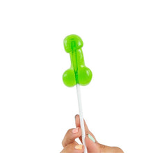 Acadea în formă de penis DRINK ME, cu gust de cocktail Caipirinha, perfect ca un cadou sexy și amuzant, culoare verde deschis (9977C)