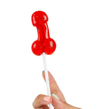 Acadea în formă de penis DRINK ME, cu gust de cocktail Strawberry Daiquiri, perfect ca un cadou sexy și amuzant, culoare roșu (9977S)