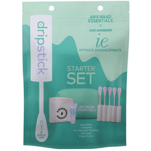 Set DRIPSTICK Starter Set, cu 5 bureți pentru curățare după sex, prosop, gel de stimulare și geantă de transport