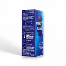 Prezervative clasice Durex Originals Classic Natural, lubrifiate si rezistente, 56mm, 1 cutie x 12 buc