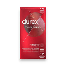 Prezervative ultra subtiri Durex Thin Feel, 56 mm, 1 cutie x 12 buc