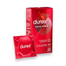 Prezervative ultra subtiri Durex Thin Feel, 56 mm, 1 cutie x 12 buc