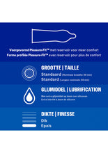 Prezervative clasice Durex Originals Extra Safe, lubrifiate si rezistente, 56 mm, 1 cutie x 20 buc