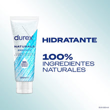 Lubrifiant Durex Natural Hidratante, albastru, pe baza de apa, 100 ml