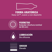 Prezervative Durex Sin Latex, regular fit, fara latex, senzatie naturala, 56 mm, 1 cutie x 12 buc