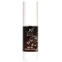 Ulei unisex EXTASE SENSUEL Hot Oil, pentru masaj, lubrifiere și stimulare, efect de încălzire, aromă de ciocolată și portocală, 30 ml