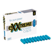 Capsule HOT Exxtreme Power Caps, pentru potență și performanțe sexuale îmbunătățite, cu cardamom și guarana, 10 buc