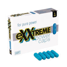 Capsule HOT Exxtreme Power Caps, pentru potență și performanțe sexuale îmbunătățite, cu cardamom și guarana, 5 buc