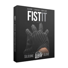 Mănușă erotică FIST IT BY SHOTS Masturbation Glove, din silicon, cu striații și orificiu pentru masturbare, culoarea negru