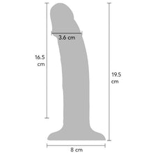 Vibrator realist GET REAL BY TOYJOY Vibrating Dong, 7 funcții de vibrație, compatibil cu hamuri strap-on, rezistent la apă IPX7, 19.5 cm, culoarea pielii