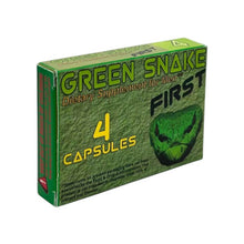 Capsule GREEN SNAKE First, pentru erecții puternice și de durată, formulă naturală cu ginseng, 4 capsule