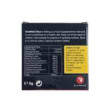 Capsule GOLD MAX Blue, pentru libido masculin și susținerea erecțiilor, 1 bucată