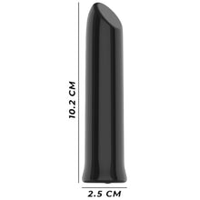 Stimulator clitoris INTENSE Todrick, 10 funcții de vibrație, rezistent la apă, lungime 10.2 cm, negru
